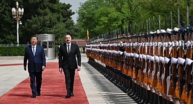 Çin Devlet Başkanı Şi ve Azerbaycan Cumhurbaşkanı Aliyev'den 'stratejik ortaklık' mesajı