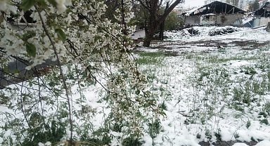 Çorum'da kar yağışı