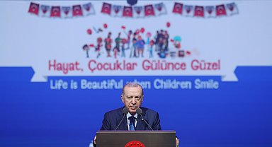 Cumhurbaşkanı Erdoğan: Dünyayı siz çocuklar güzelleştireceksiniz