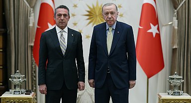 Cumhurbaşkanı Erdoğan, Fenerbahçe Başkanı Ali Koç'u kabul etti