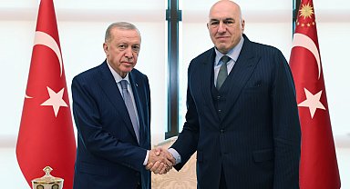 Cumhurbaşkanı Erdoğan, İtalya Savunma Bakanı Crosetto'yu kabul etti