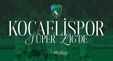 Cumhurbaşkanı Erdoğan'dan Kocaelispor'a tebrik mesajı