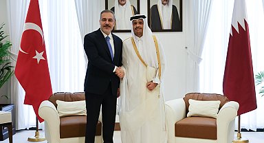 Dışişleri Bakanı Fidan, Katar Başbakanı ve Dışişleri Bakanı Al Sani ile görüştü