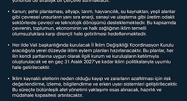 DMM: İklim Kanunu Teklifi'nin özgürlükleri kısıtlayan hükmü bulunmamaktadır