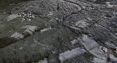Düzce'de nisan ayında kar yağışı etkili oldu