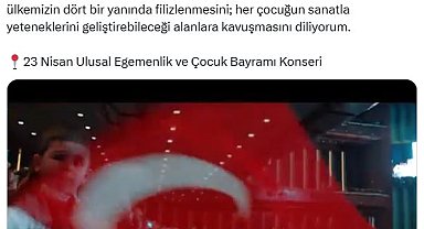 Emine Erdoğan'dan '23 Nisan Konseri' paylaşımı