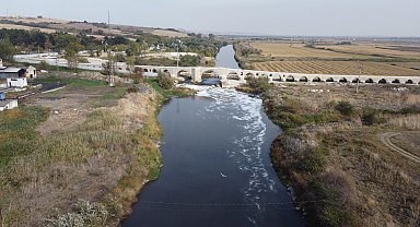 Ergene Nehri'nin suyu 3'üncü derece kirli çıktı