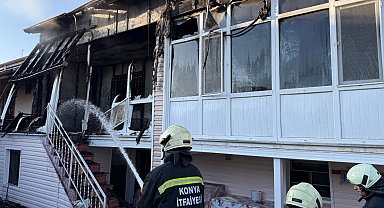 Eski eşi ile komşularını darbedip, evi yaktı