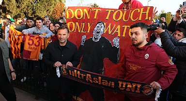 Galatasaray kafilesi, Samsun'a geldi