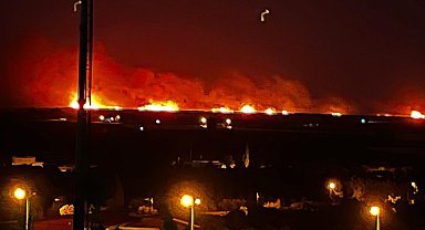 Göksu Deltası'ndaki sazlık yangını söndürüldü