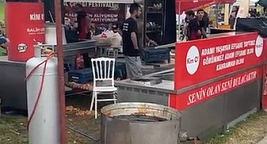 Hijyen kurallarına uymayan fenomen dönercinin standı karnavaldan kaldırıldı