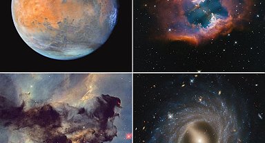 Hubble Uzay Teleskobu 35'inci yılında dört fotoğraf paylaştı