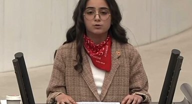 İrem, '23 Nisan' konulu kompozisyon yarışmasında Türkiye 1'incisi oldu, TBMM'de konuştu