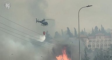 İsrail, Kudüs ile Tel Aviv arasındaki yangınlar nedeniyle uluslararası yardım talebinde bulundu