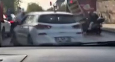 İstanbul - Ataşehir'de trafik kavgası: Aracı kavga ettiği kişinin üzerine sürmeye çalıştı