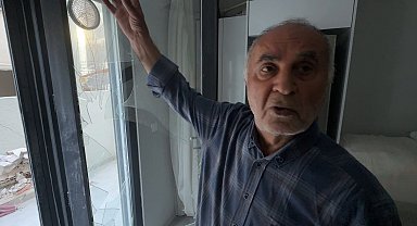 İstanbul- Avcılar'da yıkım sırasında kopan beton blok yan binadaki dairenin cam kapısını kırdı