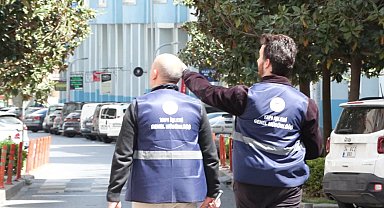 İstanbul- Başakşehir'de Çevre, Şehircilik ve İklim Değişikliği Bakanlığı ekiplerinden hasar tespit çalışması