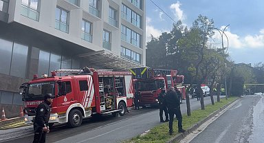 İstanbul - Beşiktaş'ta otel inşaatında çıkan yangın söndürüldü