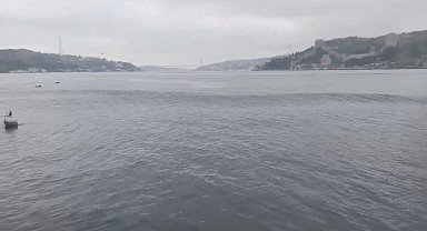 İstanbul - Deprem anında boğazda oluşan dalgalar görüntülendi