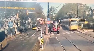 İstanbul- Fatih'te tramvayın çarptığı kadın hayatını kaybetti