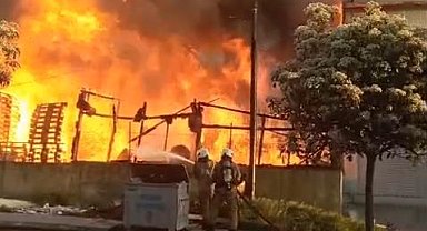 İstanbul - Pendik'te, Sabiha Gökçen Havalimanı yakınında yangın - 1
