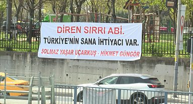 İstanbul- Sırrı Süreyya Önder'in tedavi gördüğü hastanenin karşısına destek pankartları asıldı