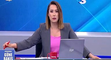 İstanbul- Tay TV spikeri Esen Gök depreme canlı yayında yakalandı