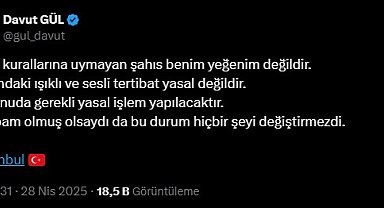 İstanbul - Vali Gül'den sosyal medyada yer alan iddialara cevap: Yasal işlem yapılacaktır