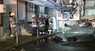 İstanbul'da fırtına etkili oldu; çatılar uçtu, elektrik telleri koptu