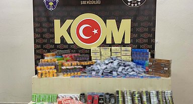 İzmir'in 9 ilçesinde operasyon; 6 milyon TL'lik kaçak ürün ele geçirildi