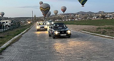 Kapadokya'da Klasik Otomobil Rallisi başladı