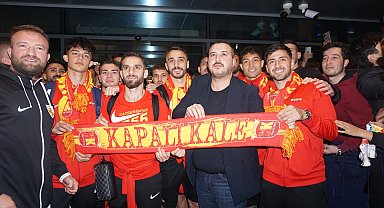 Kayserispor coşkuyla karşılandı