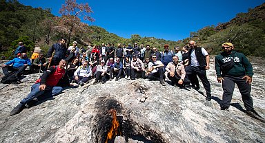 Kemer'de turizm sezonu, olimpiyat ateşiyle açıldı