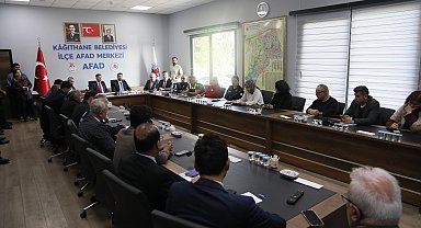 Kâğıthane'de afet koordinasyon toplantısı gerçekleşti