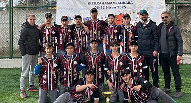 Kızıltepe Spor Lisesi Beyzbol Takımı, okul sporlarında Türkiye Şampiyonu oldu