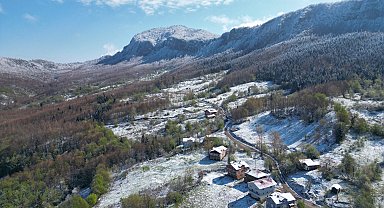 Küre Dağları Milli Parkı'nda iki mevsim bir arada