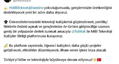Milli Teknoloji Kulüpler Birliği Platformu kuruldu