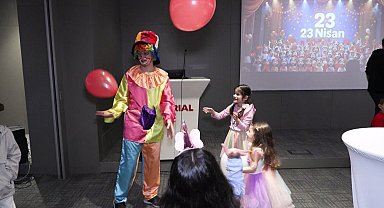 Minik kahramanlar iyileşmenin ve 23 Nisan'ın coşkusunu birlikte yaşadı