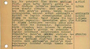 MİT, İngiltere'nin Orta Doğu'daki faaliyetlerine ilişkin 1944 yılından rapor paylaştı