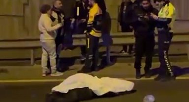 Motosiklet bariyerlere çarpıp, devrildi: 1 ölü, 1 yaralı