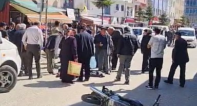 Motosikletli yayaya çarptı: 2 yaralı