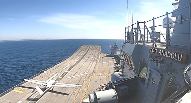 MSB: Bayraktar TB3 İnsansız Hava Aracı kalkış-iniş testini başarıyla gerçekleştirdi