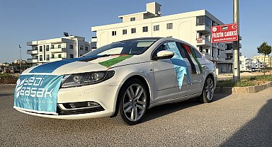 Otomobilini Gazze için bağışladı