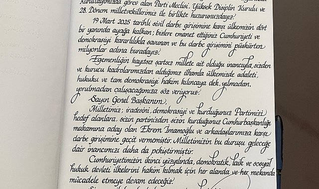 Özgür Özel, Anıtkabir'i ziyaret etti