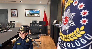 Polis üniformalı çocuklardan '23 Nisan' klibi