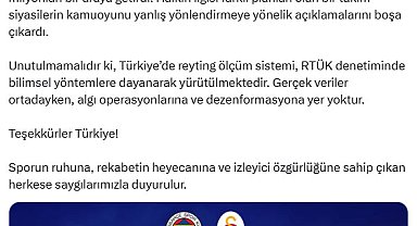 RTÜK Başkanı Şahin: Reyting sonuçları, sporun birleştirici gücünü ortaya koydu