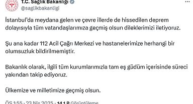 Sağlık Bakanlığı: Şu ana kadar olumsuzluk bildirilmedi