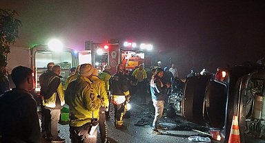 Samsun'da 5 kişinin öldüğü kazada baba-oğul toprağa verildi