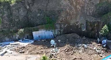 Samsun'da baba ve 2 kızının öldüğü heyelanda iş yeri sahibi: İstinat duvarına gerek duymadık