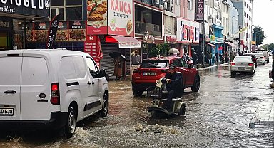 Samsun'da sağanak etkili oldu